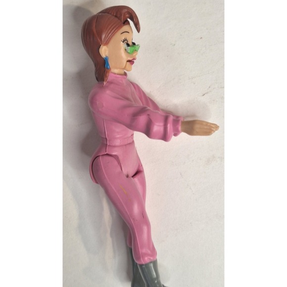 Vintage 1987 Kenner The Real Ghostbusters Janine Melnitz Action Figure Pink - Picture 6 of 9